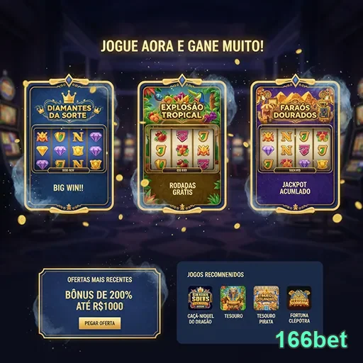 Descubra slots variados em uma plataforma segura e responsável - 166bet